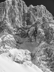 This picture shows a part of the Sulzfluh in Graubünden Switzerland.